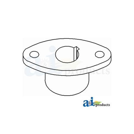A & I Products Drive Flange, Hydraulic Pump 2" x2" x1" A-192199